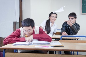 Bully victims are often weaker, smaller, or shy